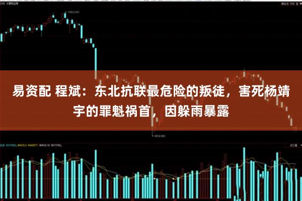 易资配 程斌：东北抗联最危险的叛徒，害死杨靖宇的罪魁祸首，因躲雨暴露